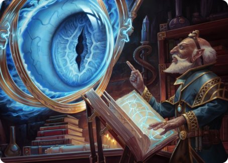 Contact Other Plane Art Card [Dungeons & Dragons: Adventures in the Forgotten Realms Art Series] MTG Single Magic: The Gathering    | Red Claw Gaming