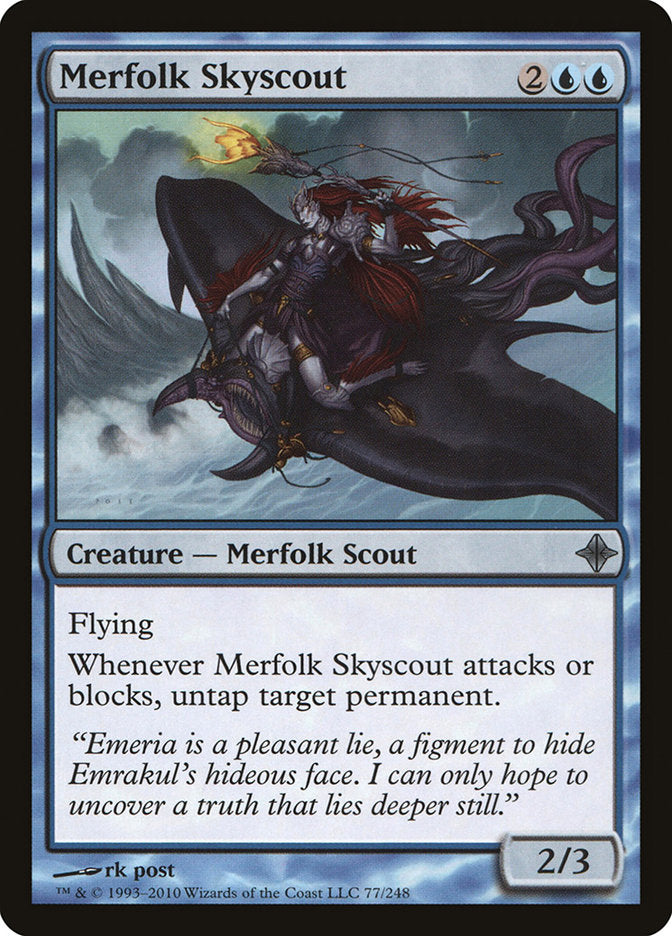 Merfolk Skyscout [Rise of the Eldrazi] MTG Single Magic: The Gathering    | Red Claw Gaming