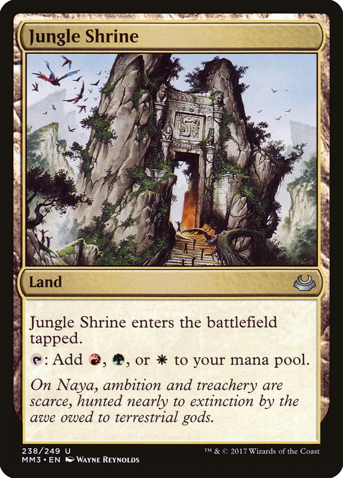 Jungle Shrine [Modern Masters 2017] MTG Single Magic: The Gathering    | Red Claw Gaming