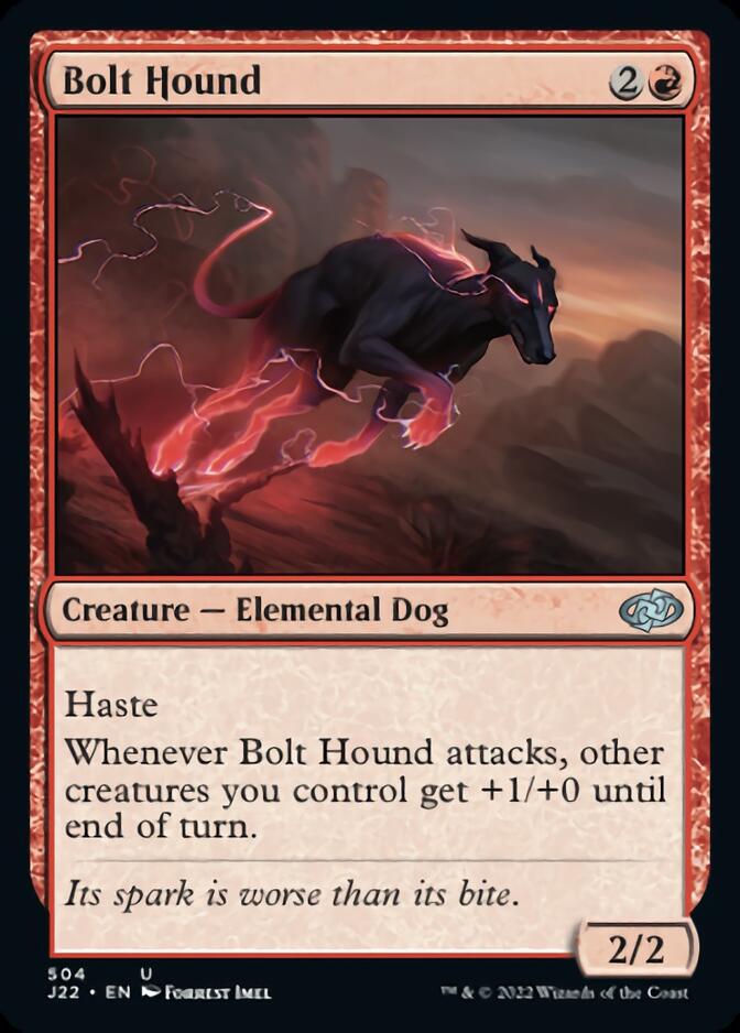 Bolt Hound [Jumpstart 2022] MTG Single Magic: The Gathering    | Red Claw Gaming
