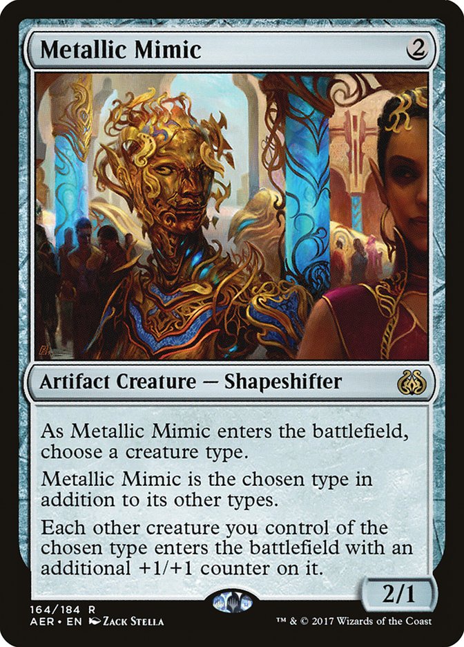 Metallic Mimic [Aether Revolt] MTG Single Magic: The Gathering    | Red Claw Gaming