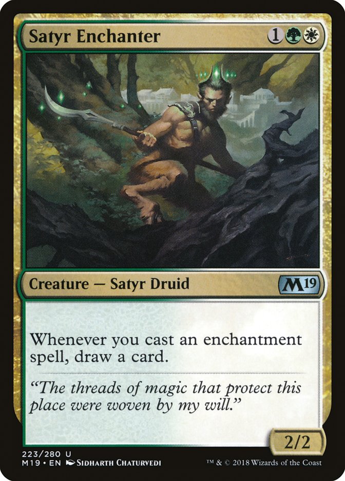 Satyr Enchanter [Core Set 2019] MTG Single Magic: The Gathering    | Red Claw Gaming