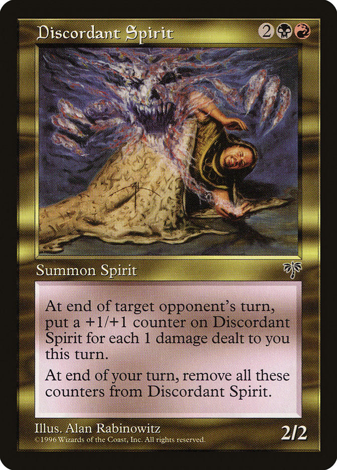 Discordant Spirit [Mirage] MTG Single Magic: The Gathering    | Red Claw Gaming