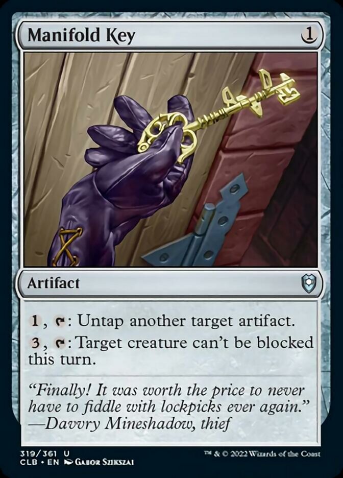 Manifold Key [Commander Legends: Battle for Baldur's Gate] MTG Single Magic: The Gathering    | Red Claw Gaming