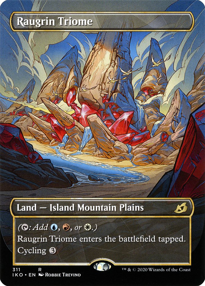 Raugrin Triome (Showcase) [Ikoria: Lair of Behemoths] MTG Single Magic: The Gathering    | Red Claw Gaming