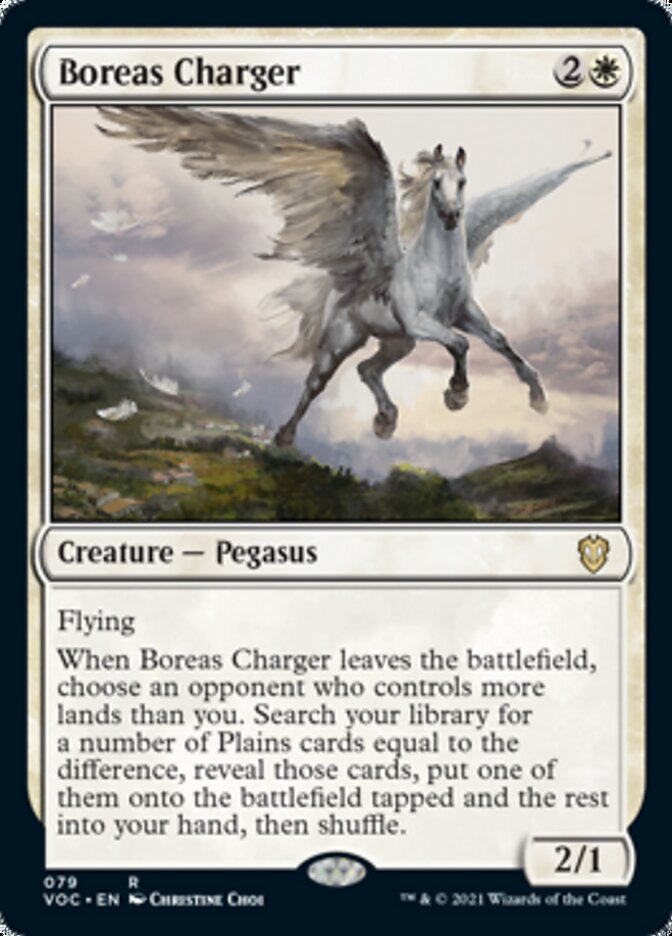 Boreas Charger [Innistrad: Crimson Vow Commander] MTG Single Magic: The Gathering    | Red Claw Gaming