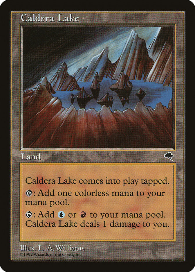 Caldera Lake [Tempest] MTG Single Magic: The Gathering    | Red Claw Gaming