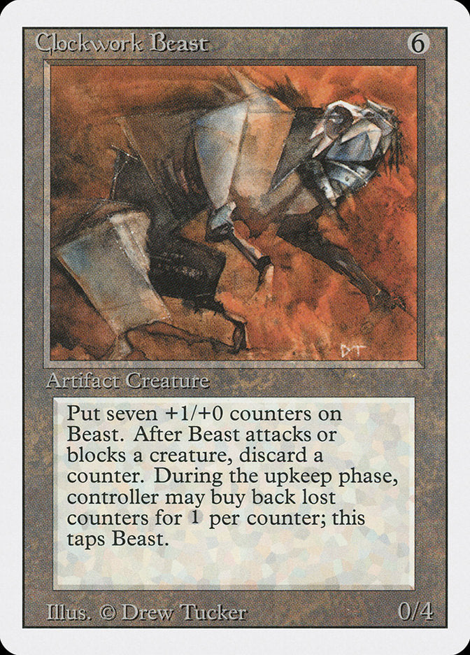 Clockwork Beast [Revised Edition] MTG Single Magic: The Gathering    | Red Claw Gaming