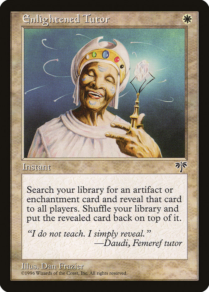 Enlightened Tutor [Mirage] MTG Single Magic: The Gathering    | Red Claw Gaming