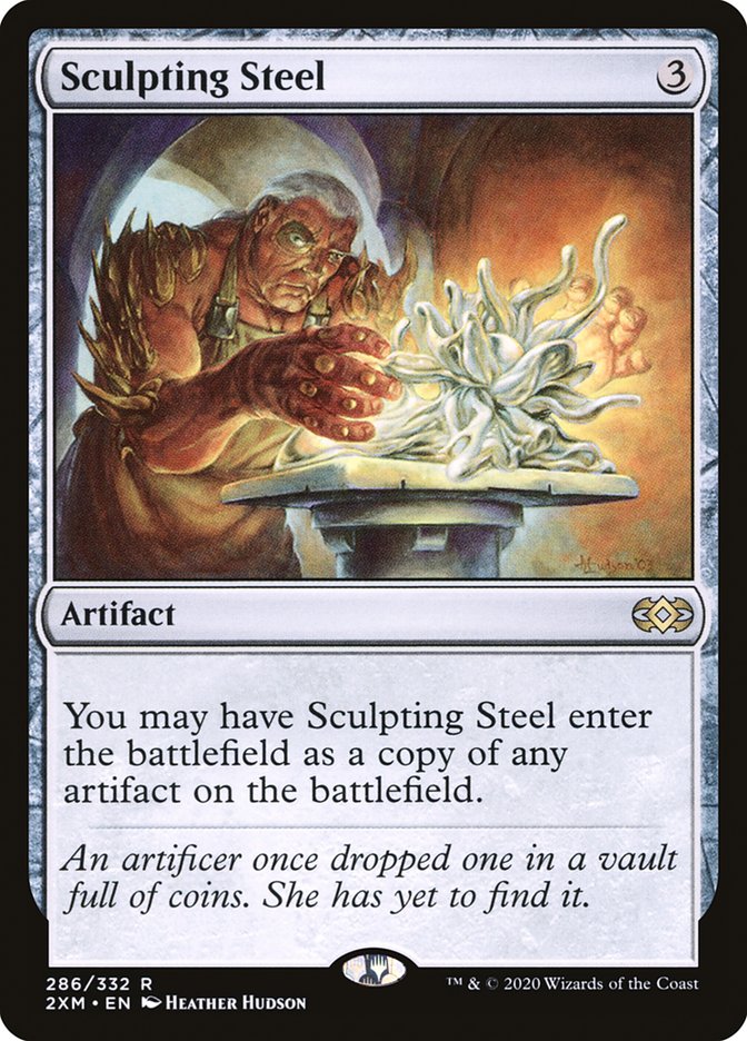 Sculpting Steel [Double Masters] MTG Single Magic: The Gathering    | Red Claw Gaming