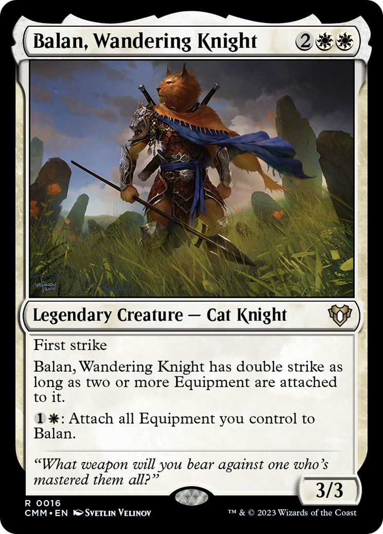 Balan, Wandering Knight [Commander Masters] MTG Single Magic: The Gathering    | Red Claw Gaming