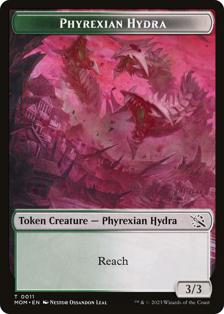 Phyrexian Myr // Phyrexian Hydra (11) Double-Sided Token [March of the Machine Tokens] MTG Single Magic: The Gathering    | Red Claw Gaming