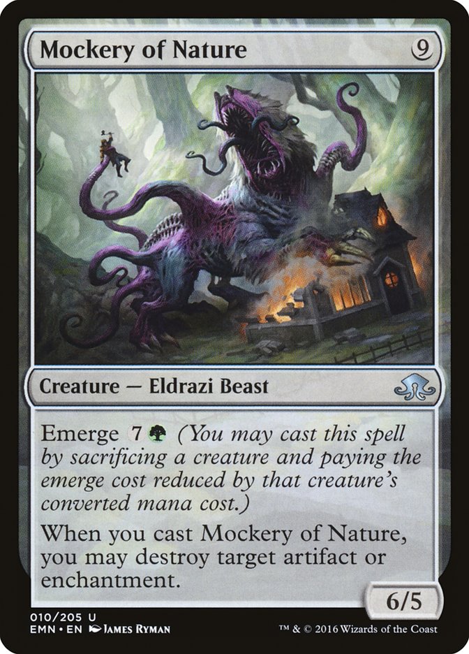 Mockery of Nature [Eldritch Moon] MTG Single Magic: The Gathering    | Red Claw Gaming