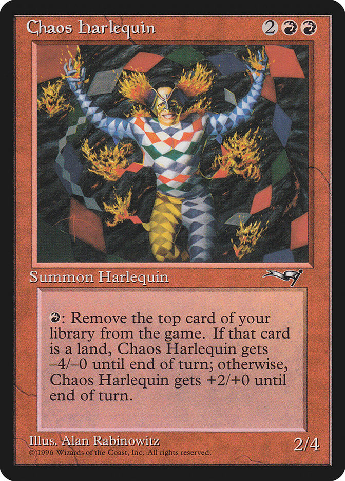 Chaos Harlequin [Alliances] MTG Single Magic: The Gathering    | Red Claw Gaming