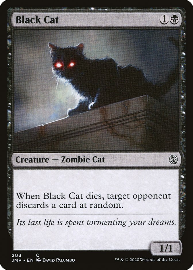 Black Cat [Jumpstart] MTG Single Magic: The Gathering    | Red Claw Gaming