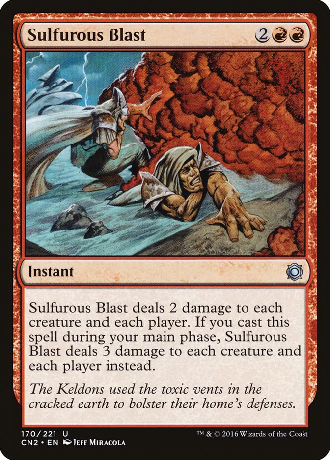 Sulfurous Blast [Conspiracy: Take the Crown] MTG Single Magic: The Gathering    | Red Claw Gaming