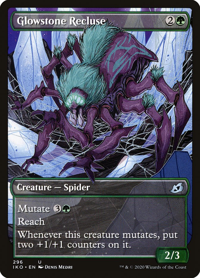 Glowstone Recluse (Showcase) [Ikoria: Lair of Behemoths] MTG Single Magic: The Gathering    | Red Claw Gaming