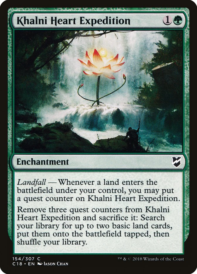 Khalni Heart Expedition [Commander 2018] MTG Single Magic: The Gathering    | Red Claw Gaming