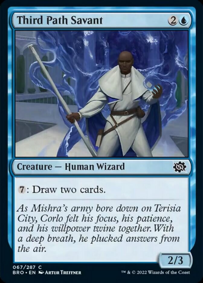 Third Path Savant [The Brothers' War] MTG Single Magic: The Gathering    | Red Claw Gaming