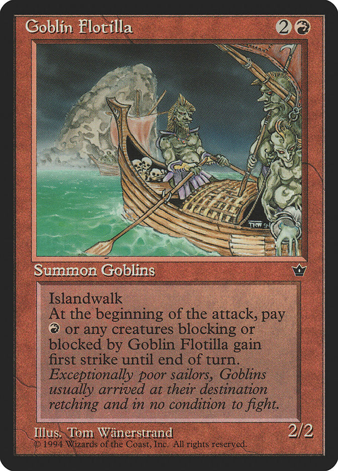 Goblin Flotilla [Fallen Empires] MTG Single Magic: The Gathering    | Red Claw Gaming