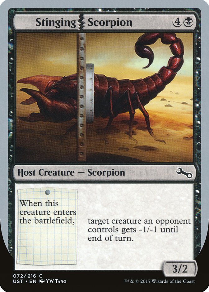 Stinging Scorpion [Unstable] MTG Single Magic: The Gathering    | Red Claw Gaming
