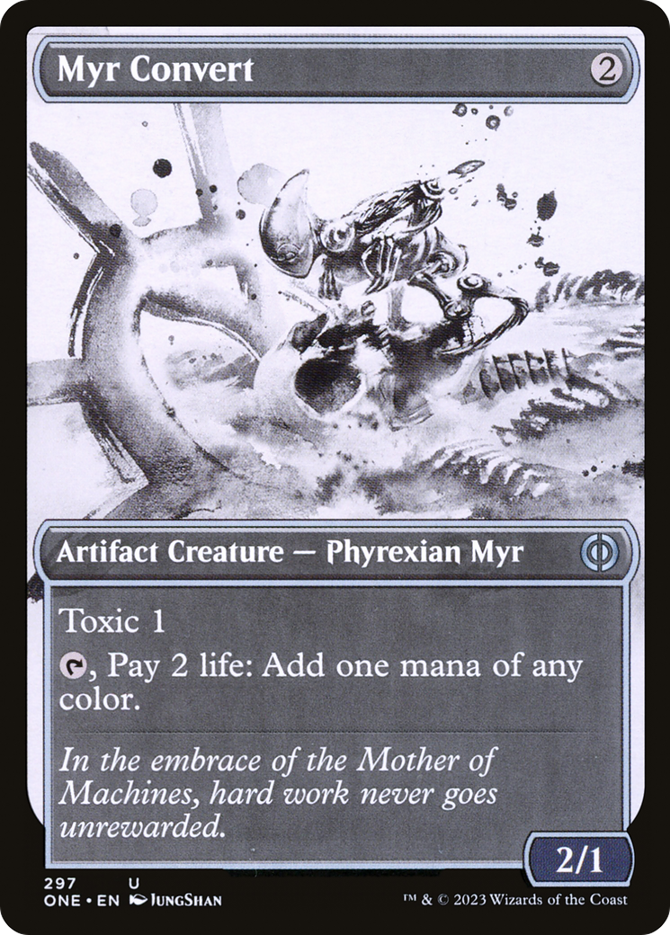 Myr Convert (Showcase Ichor) [Phyrexia: All Will Be One] MTG Single Magic: The Gathering    | Red Claw Gaming