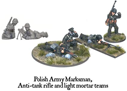 Polish Army Marksmen, Anti-Tank Rifle & Light Mortar Polish Warlord Games    | Red Claw Gaming