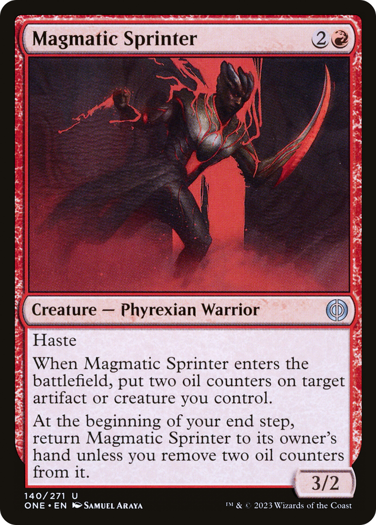 Magmatic Sprinter [Phyrexia: All Will Be One] MTG Single Magic: The Gathering    | Red Claw Gaming