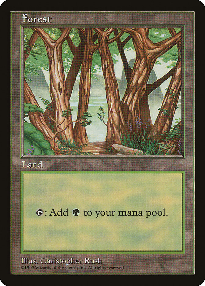 Forest (6) [Asia Pacific Land Program] MTG Single Magic: The Gathering    | Red Claw Gaming