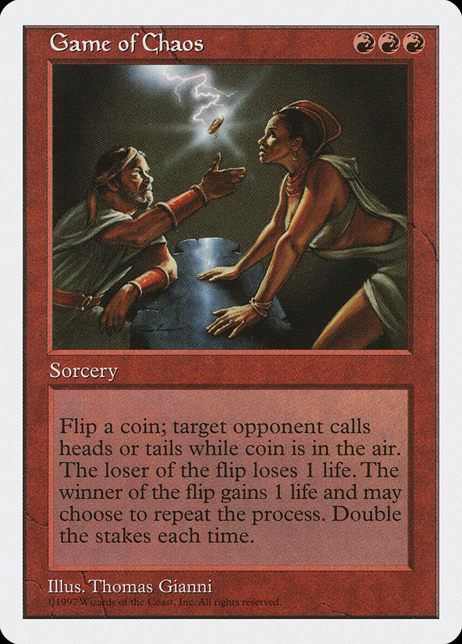 Game of Chaos [Fifth Edition] MTG Single Magic: The Gathering    | Red Claw Gaming