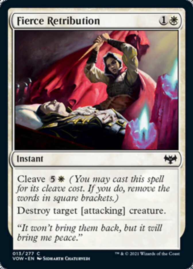 Fierce Retribution [Innistrad: Crimson Vow] MTG Single Magic: The Gathering    | Red Claw Gaming
