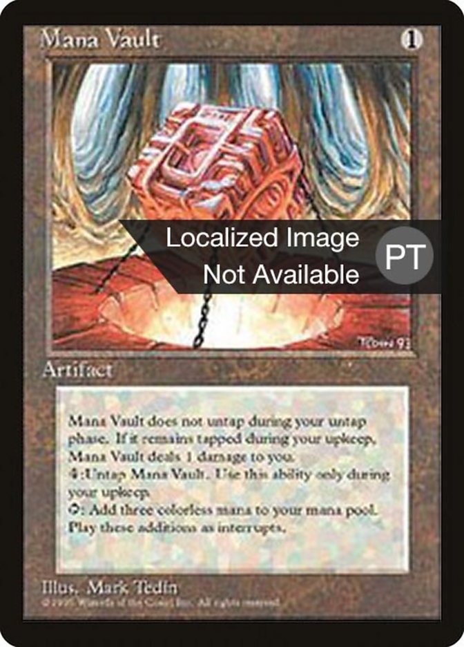 Mana Vault [Fourth Edition (Foreign Black Border)] MTG Single Magic: The Gathering    | Red Claw Gaming