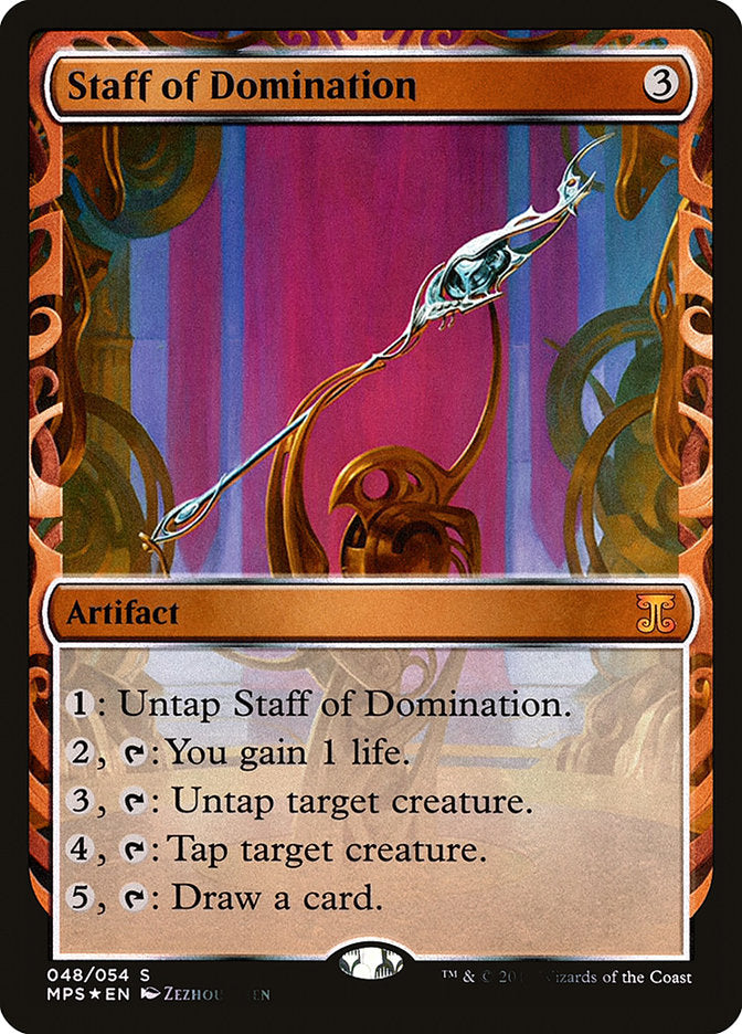 Staff of Domination [Kaladesh Inventions] MTG Single Magic: The Gathering    | Red Claw Gaming