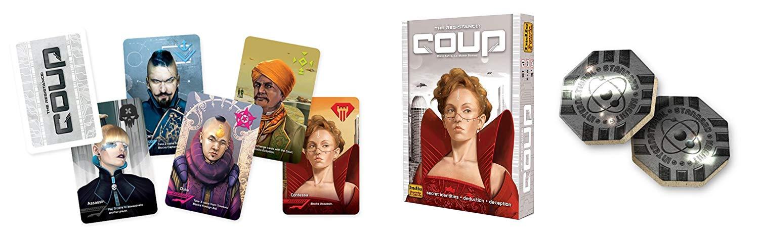 Coup Board Games Indie Boards & Cards    | Red Claw Gaming