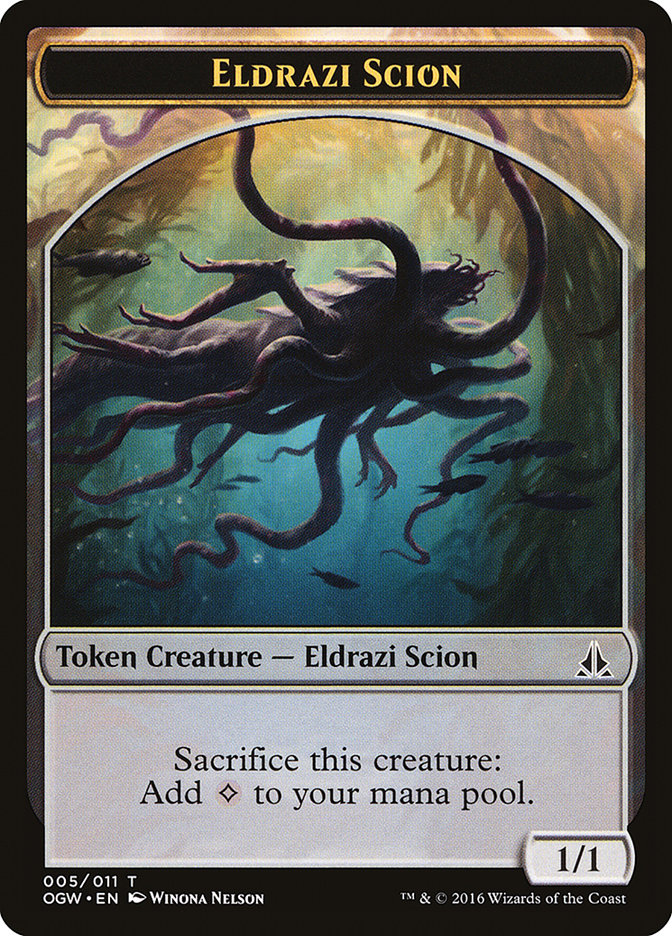 Eldrazi Scion Token (005/011) [Oath of the Gatewatch Tokens] MTG Single Magic: The Gathering    | Red Claw Gaming
