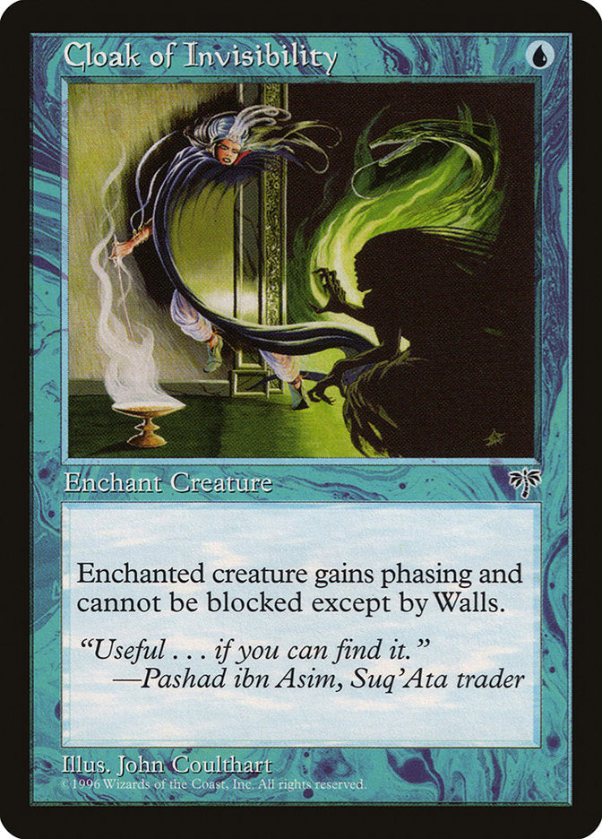 Cloak of Invisibility [Mirage] MTG Single Magic: The Gathering    | Red Claw Gaming