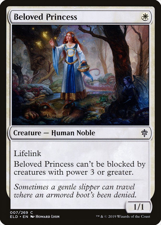 Beloved Princess [Throne of Eldraine] MTG Single Magic: The Gathering    | Red Claw Gaming