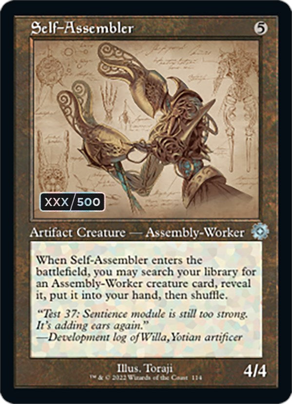 Self-Assembler (Retro Schematic) (Serialized) [The Brothers' War Retro Artifacts] MTG Single Magic: The Gathering    | Red Claw Gaming