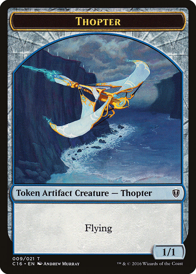 Daretti, Scrap Savant Emblem // Thopter Double-Sided Token [Commander 2016 Tokens] MTG Single Magic: The Gathering    | Red Claw Gaming