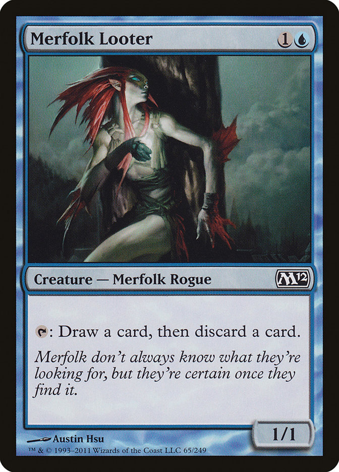 Merfolk Looter [Magic 2012] MTG Single Magic: The Gathering    | Red Claw Gaming