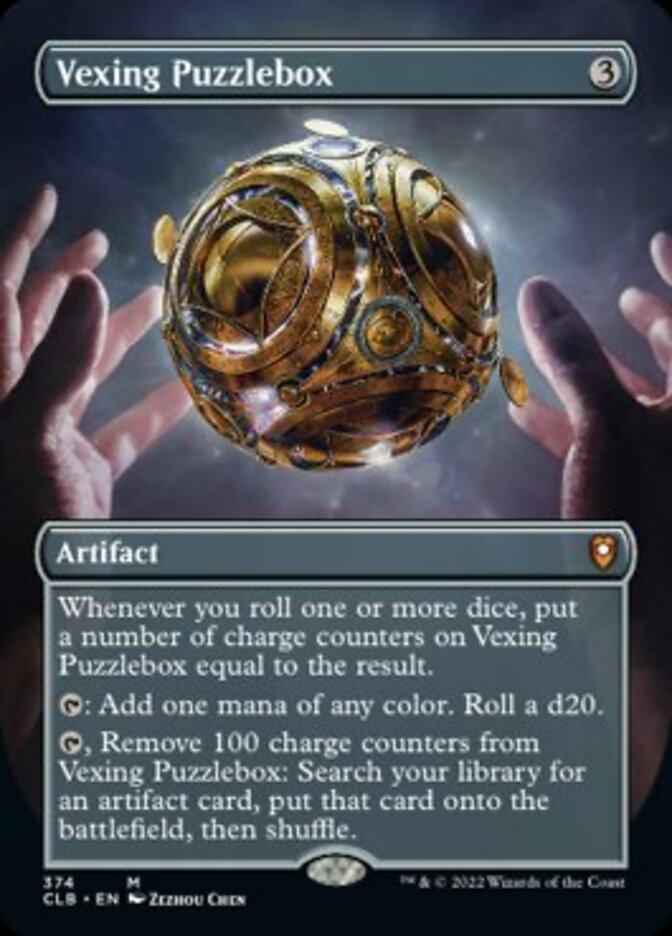 Vexing Puzzlebox (Borderless Alternate Art) [Commander Legends: Battle for Baldur's Gate] MTG Single Magic: The Gathering    | Red Claw Gaming