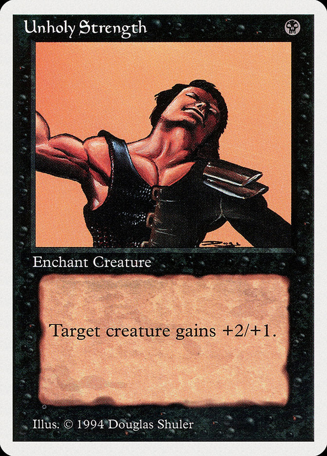 Unholy Strength [Summer Magic / Edgar] MTG Single Magic: The Gathering    | Red Claw Gaming