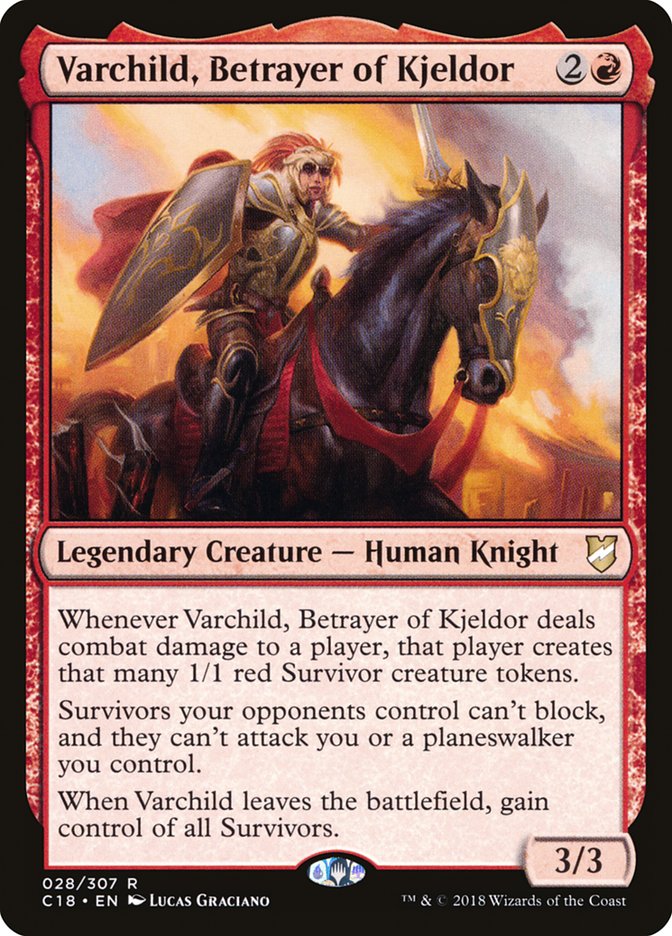 Varchild, Betrayer of Kjeldor [Commander 2018] MTG Single Magic: The Gathering    | Red Claw Gaming