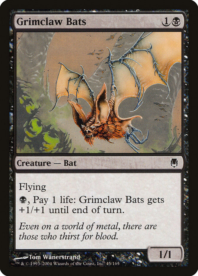 Grimclaw Bats [Darksteel] MTG Single Magic: The Gathering    | Red Claw Gaming