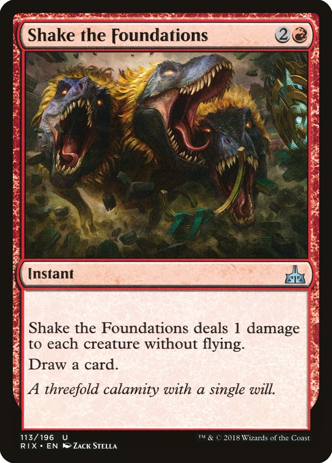 Shake the Foundations [Rivals of Ixalan] MTG Single Magic: The Gathering    | Red Claw Gaming
