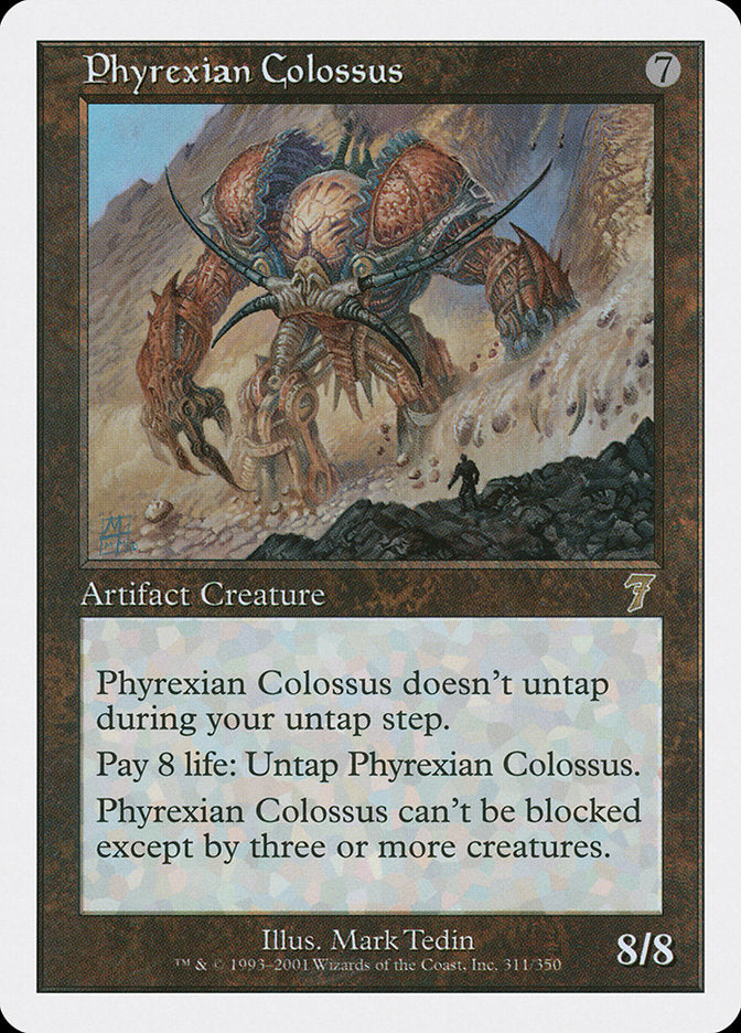 Phyrexian Colossus [Seventh Edition] MTG Single Magic: The Gathering    | Red Claw Gaming