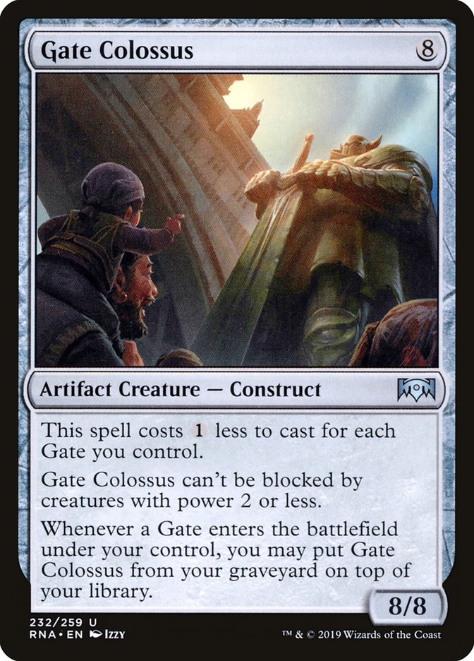 Gate Colossus [Ravnica Allegiance] MTG Single Magic: The Gathering    | Red Claw Gaming