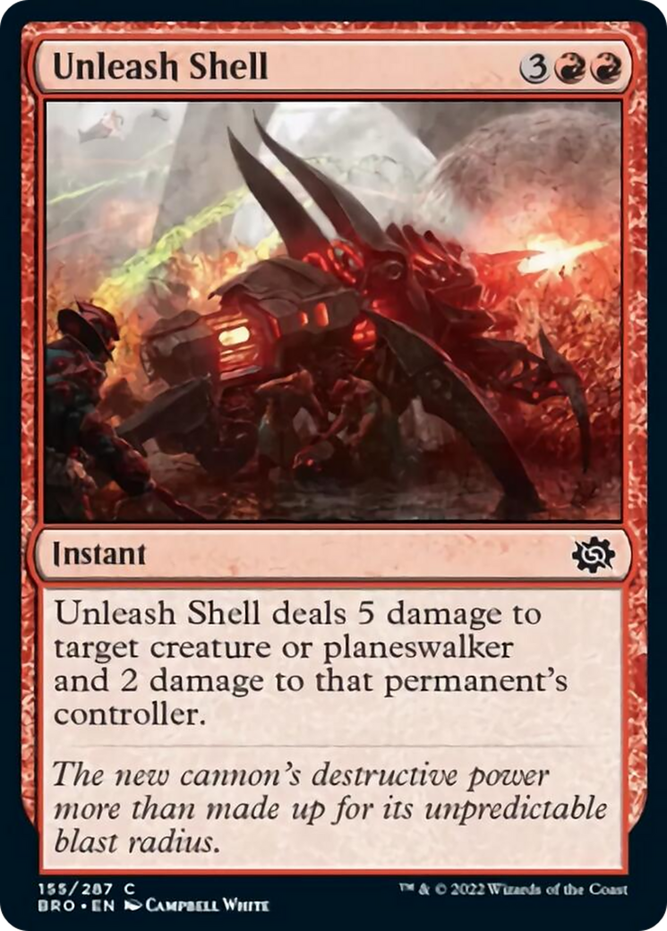 Unleash Shell [The Brothers' War] MTG Single Magic: The Gathering    | Red Claw Gaming
