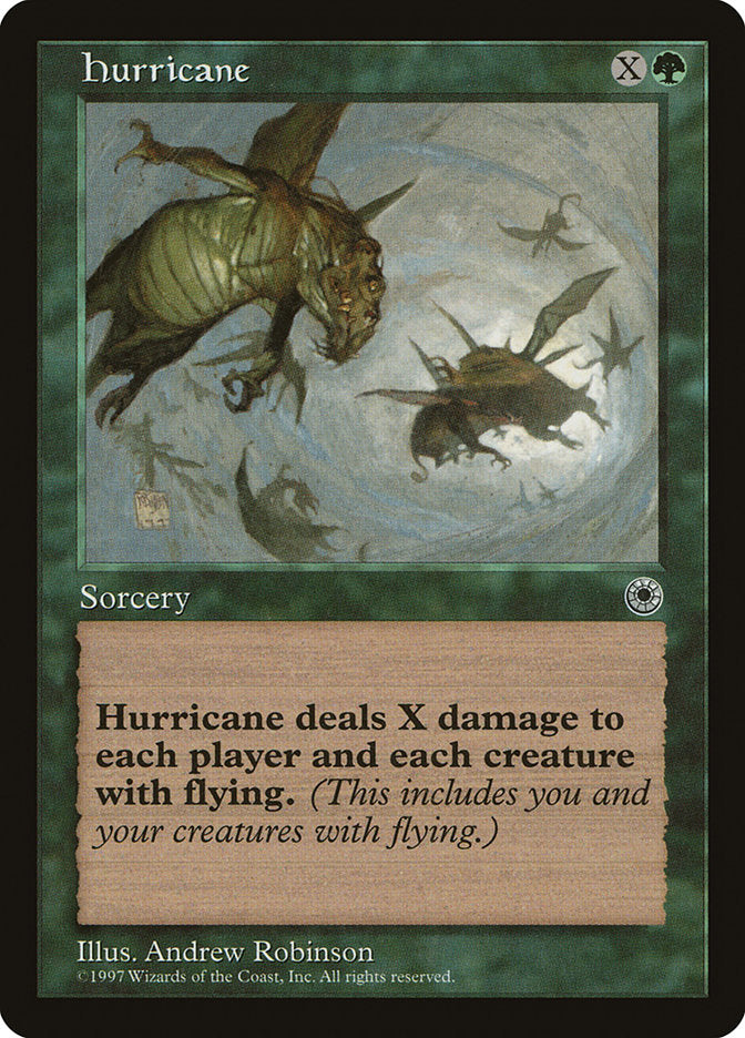 Hurricane [Portal] MTG Single Magic: The Gathering    | Red Claw Gaming