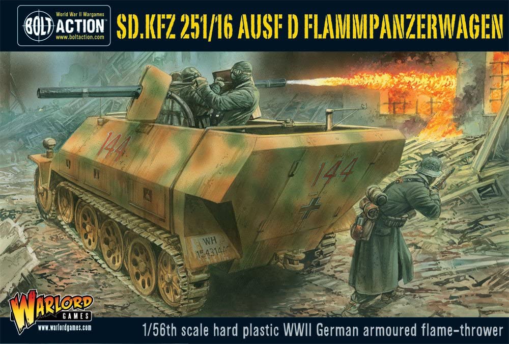 Sd.Kfz 251/16 Ausf D Flammenpanzerwagen Germany Warlord Games    | Red Claw Gaming